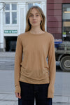BASERANGE Classic bamboo fiber bamboo cotton long-sleeved T-shirt series collection round neck bottoming shirt France BAS-TOLS-BL-000-AURAL aural 24 new upgrade